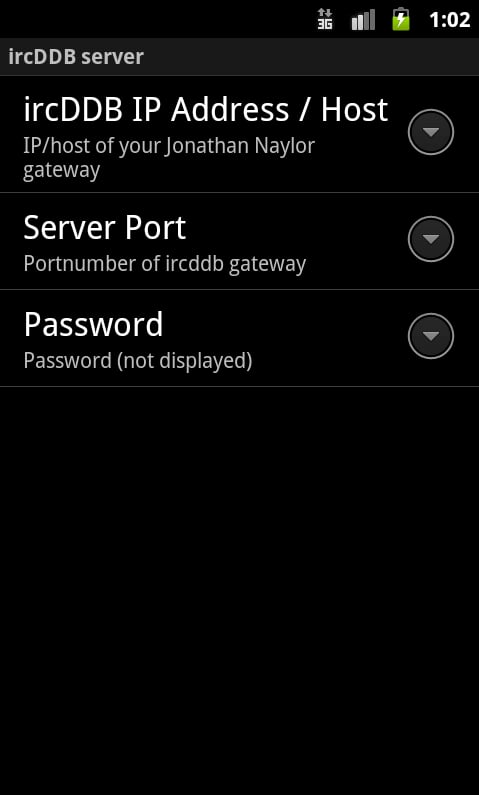 ircDDB remote for androi...截图2