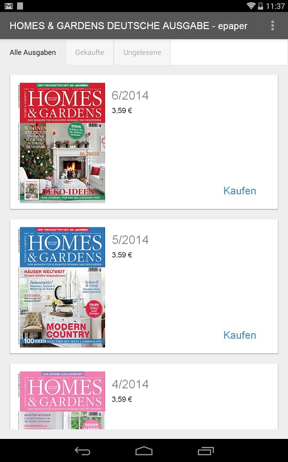 HOMES &amp; GARDENS - epaper截图1