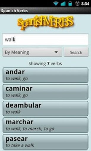 Spanish Verbs Free截图5