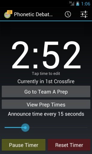 Phonetic Debate Timer截图4
