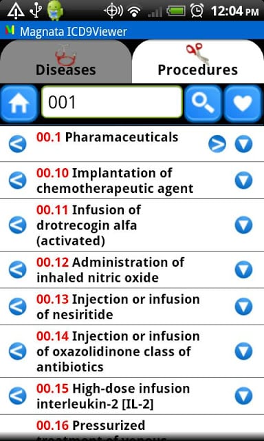 ICD9 Viewer - Magnata截图1