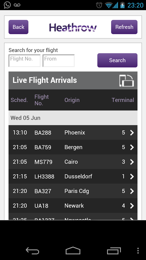 London Heathrow Airport Mobile截图3