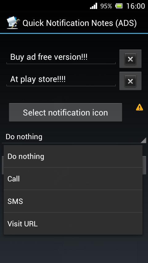 Quick Notification Notes ADS截图1