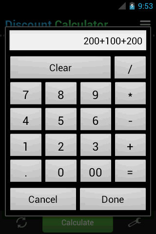 Discount Calculator截图2