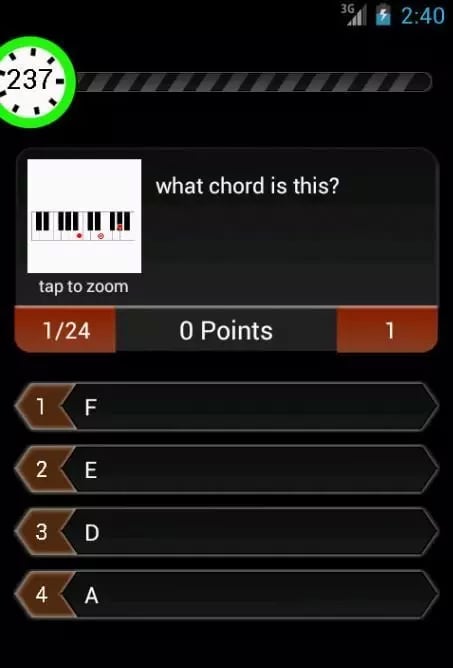 Piano chord quiz截图3