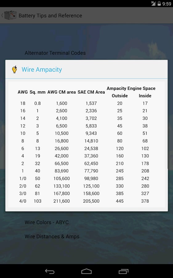 Boat Battery Amps Calcul...截图8