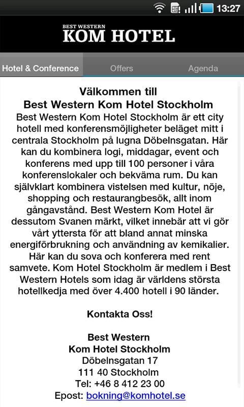 Kom Hotel Stockholm截图5