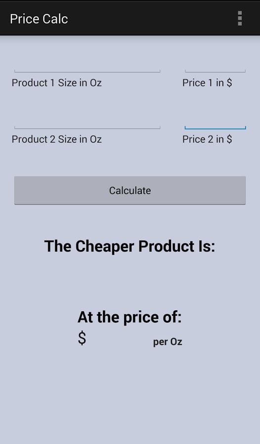 Price Calc截图1