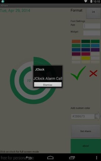 JClock - unique designed clock截图4