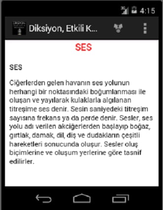 Diksiyon ve Etkili Konuş...截图2