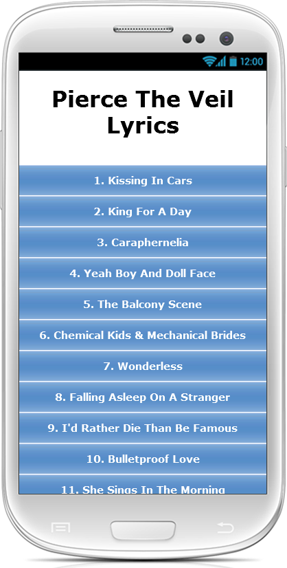 Pierce The Veil Lyrics截图2
