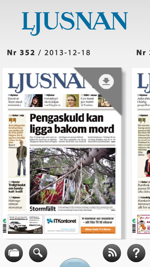 Ljusnan e-tidning截图5