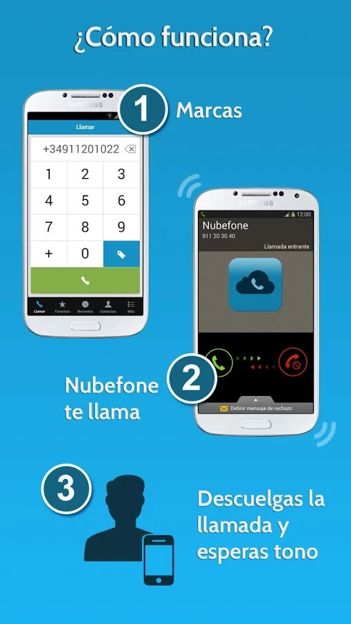 Nubefone: llamadas muy baratas截图3