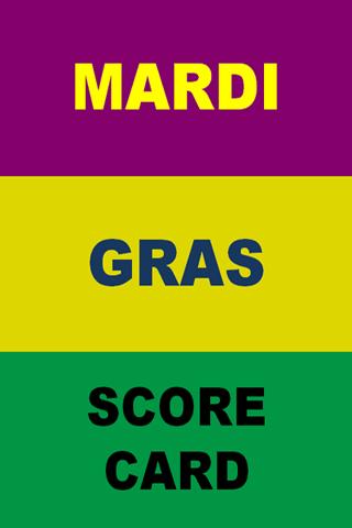 Mardi Gras Score Card截图2