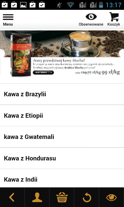 Aplikacja sklep.coffea.p...截图3