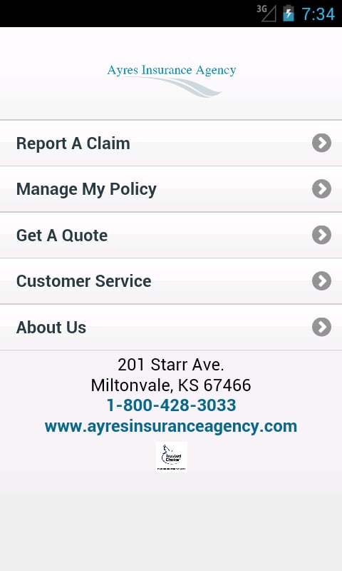 Ayres Insurance Agency, ...截图3