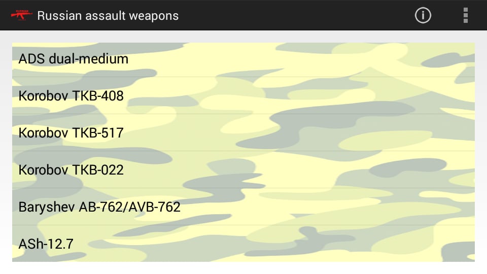 Russian assault weapons截图1