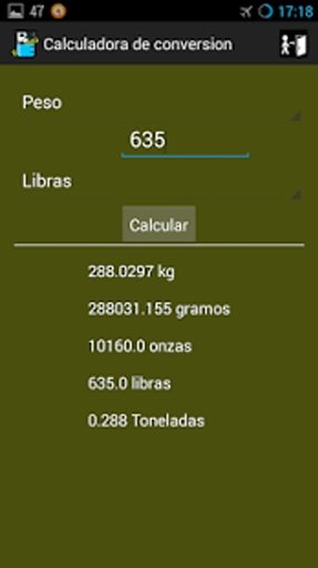 Calculadora de conversion截图7