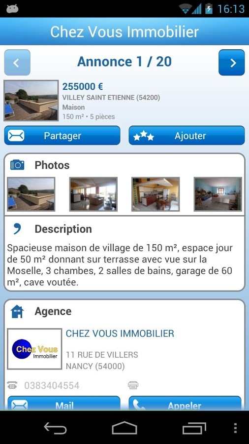 Chez Vous Immobilier截图2