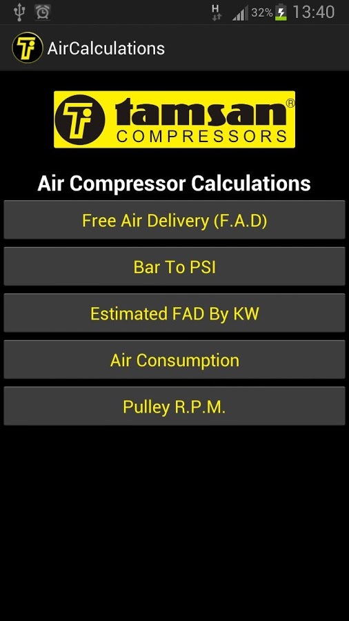 Air Compressor Calculations截图1