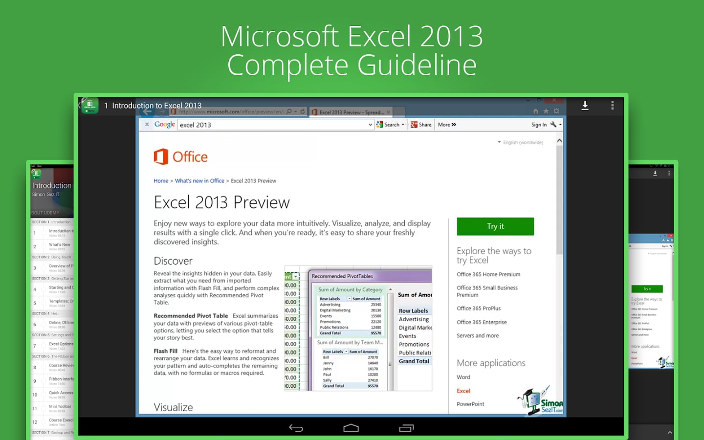 Basic Excel 2013 :Udemy ...截图7