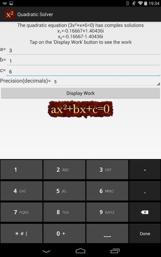 Quadratic Solver截图5