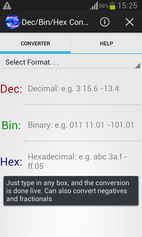 Binary Decimal Hex Conve...截图6