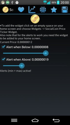 SocialCoin Price Widget (SOC)截图5