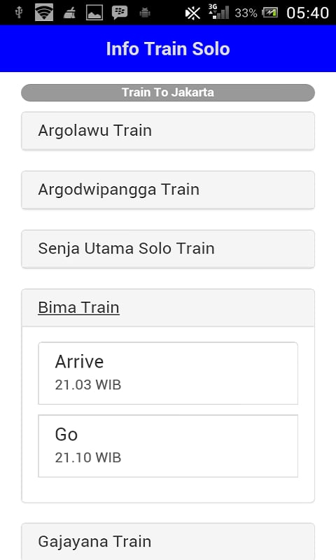 Info Train Solo截图1