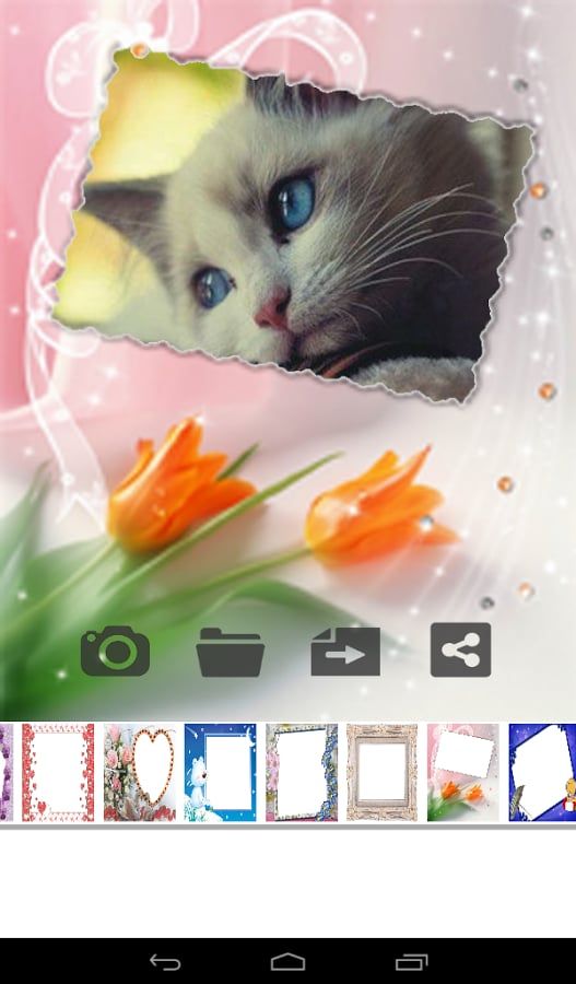 Cute Photo Frames Maker截图2