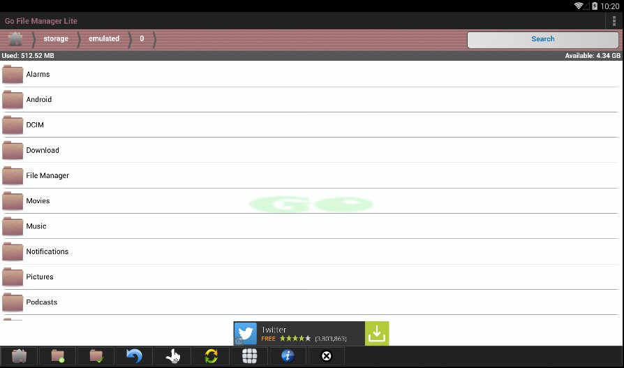 Go File Manager Lite截图2