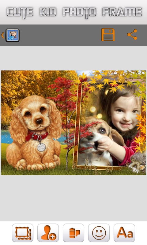 Cute Kid Photo Frame截图8