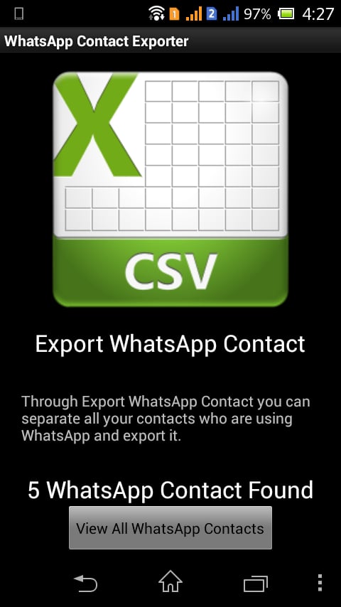 WCE Contacts Export截图1