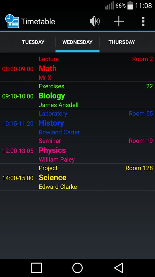 Timetable截图6