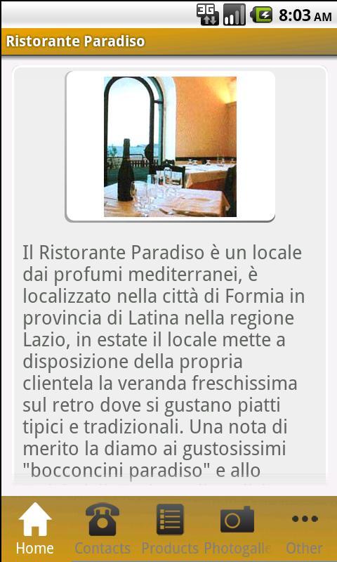 Ristorante Paradiso截图1