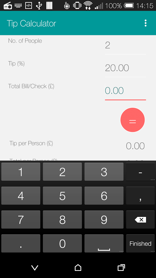 Tip Calc (Material Design)截图2