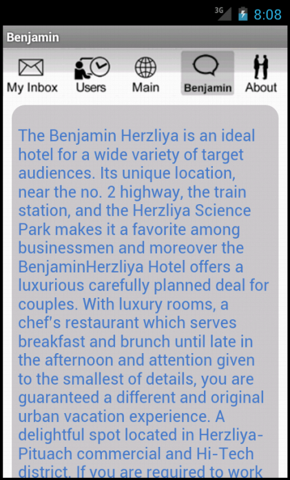 Benjamin Herzliya Bus. Hotel截图2