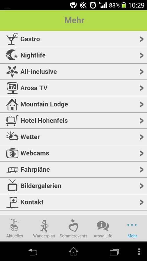 Arosa Bergbahnen截图4