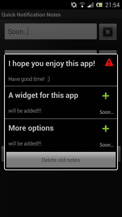 Quick Notification Notes ADS截图3