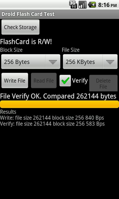 Droid Flashcard Test截图1