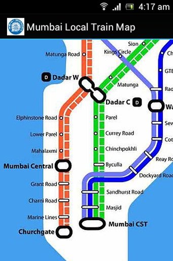 Mumbai Local Train Map截图3