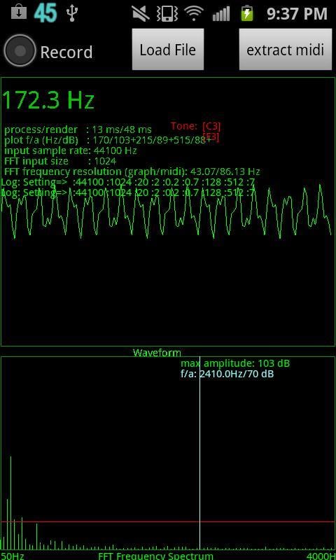 FFT midi converter截图4