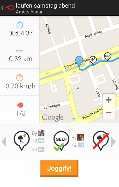 Joggify Social Running Tracker截图2