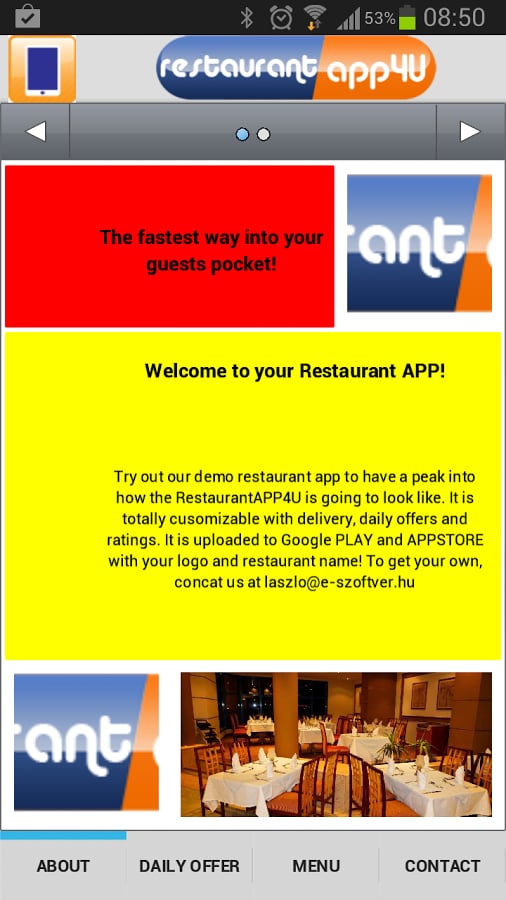 RestaurantAPP4U截图1