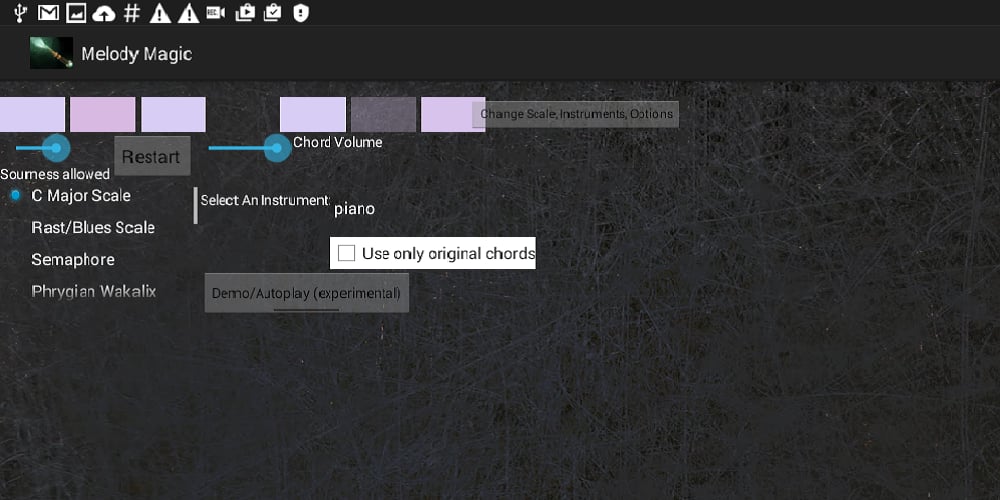 Melody to Chord (AI composer tool)截图1