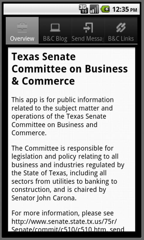 Tx Senate Business &amp; Com...截图1