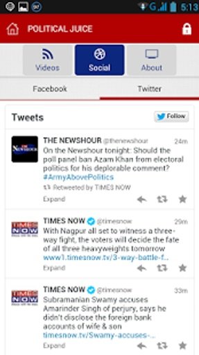 TIMES NOW India's Election HQ截图3