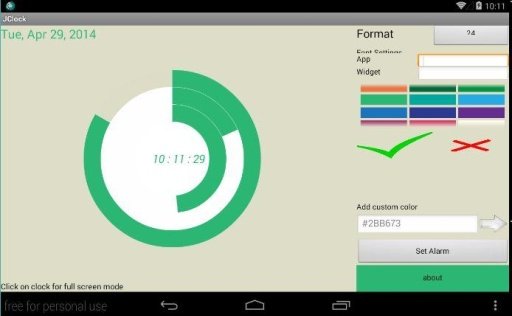 JClock - unique designed clock截图7
