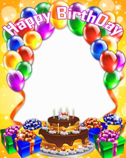 Free Happy Birthday Poto Frame截图1