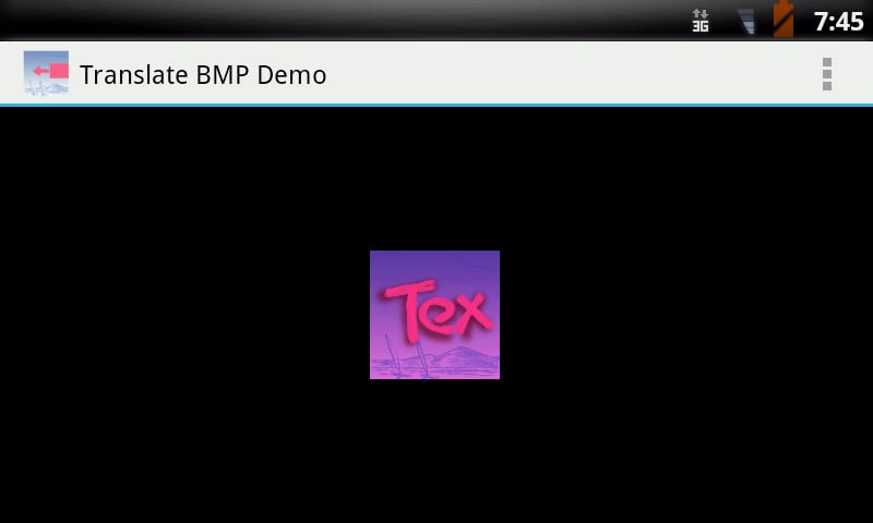 Translate Bitmap Demo截图3